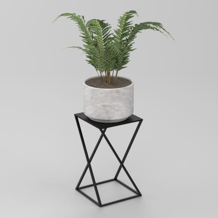 Kwietnik 40x24 cm czarne