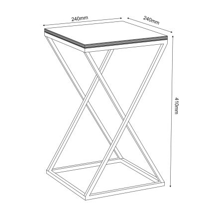 Kwietnik 40x24 cm czarne