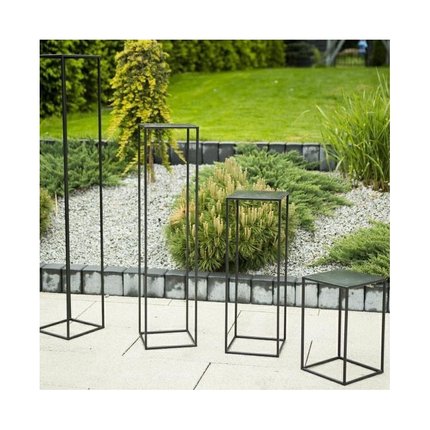 Kwietnik 40x24 cm czarny