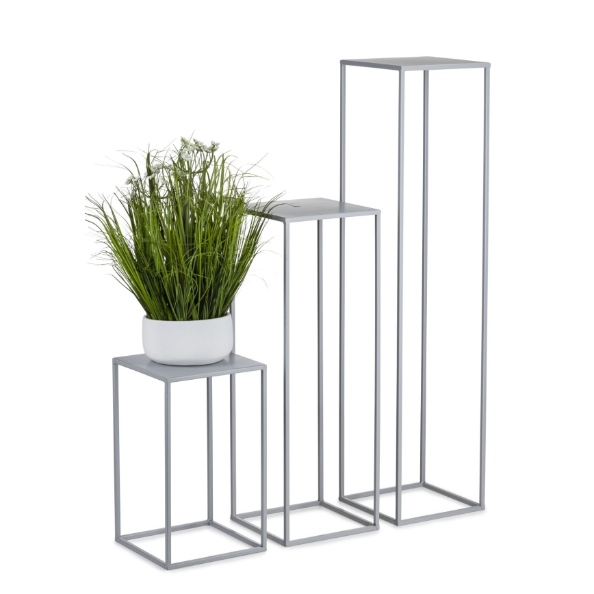 Kwietnik 40x24 cm szary