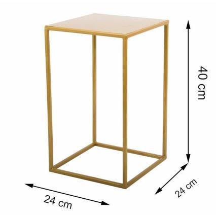 Kwietnik 40x24 cm złoty