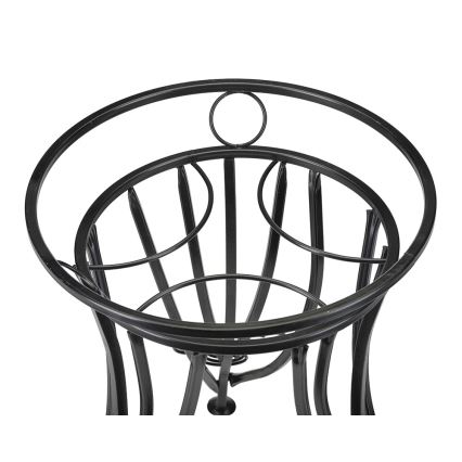 Kwietnik 47x43 cm czarny