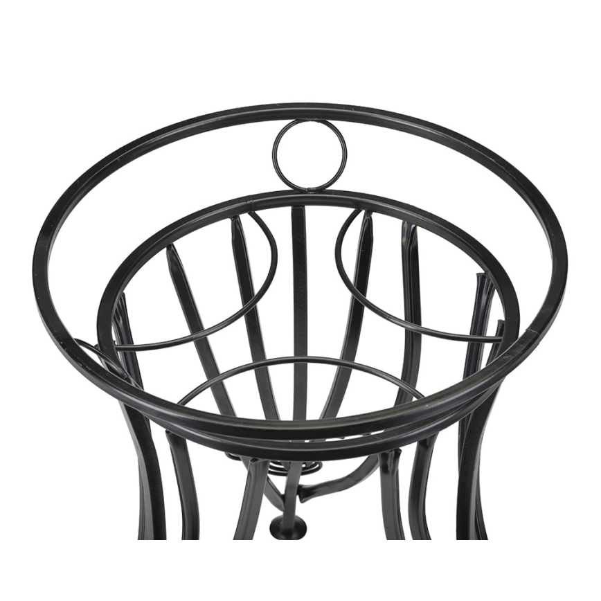 Kwietnik 47x43 cm czarny