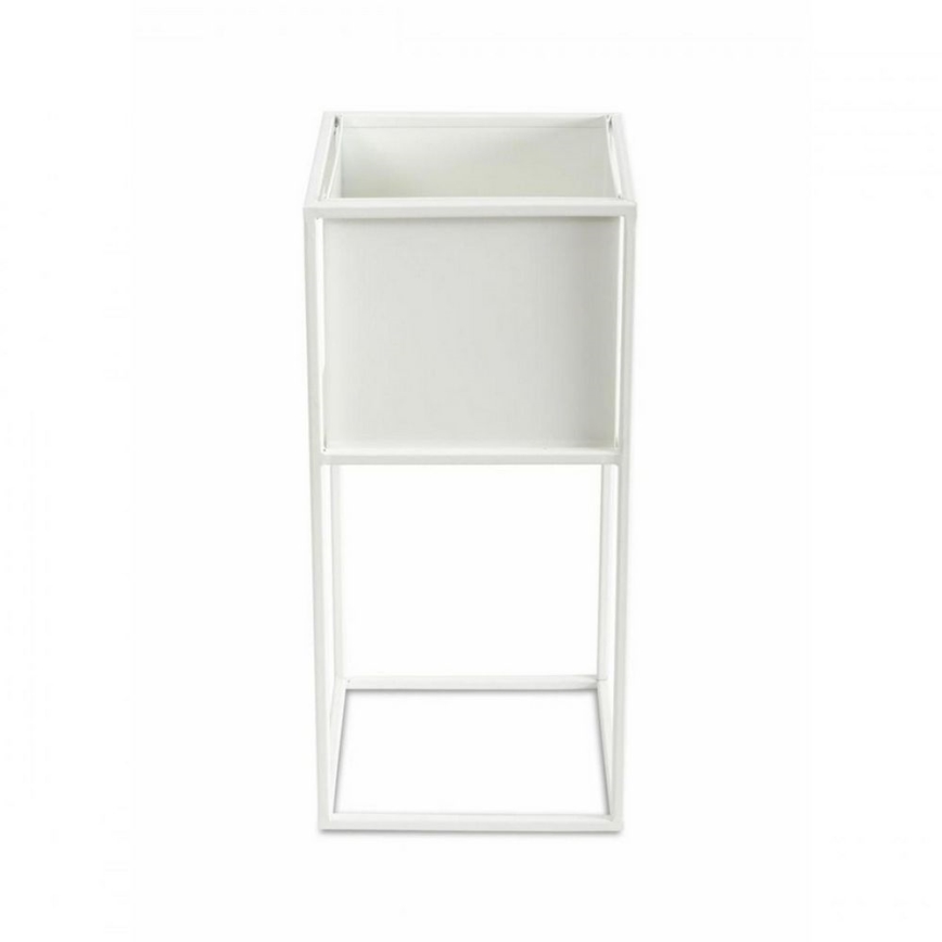 Kwietnik 50x24 cm biały