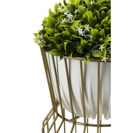 Kwietnik 50x26 cm złoty