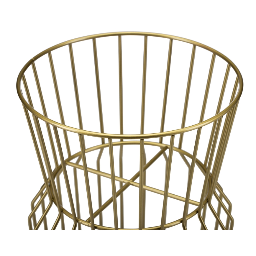 Kwietnik 50x26 cm złoty