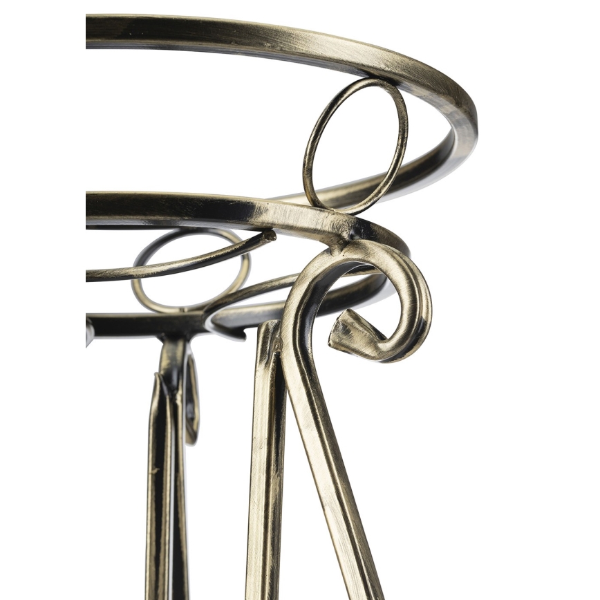 Kwietnik 62x28 cm złoty