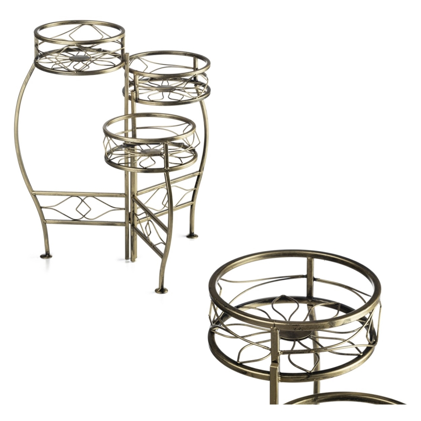 Kwietnik 62x56 cm mosiądz