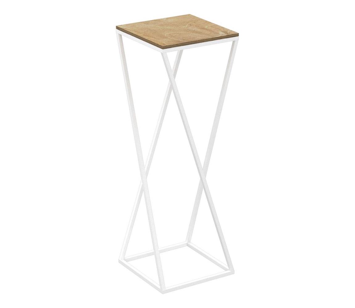 Kwietnik 70x24 cm białe