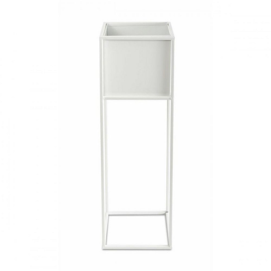 Kwietnik 70x24 cm biały