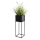 Kwietnik 70x24 cm czarny
