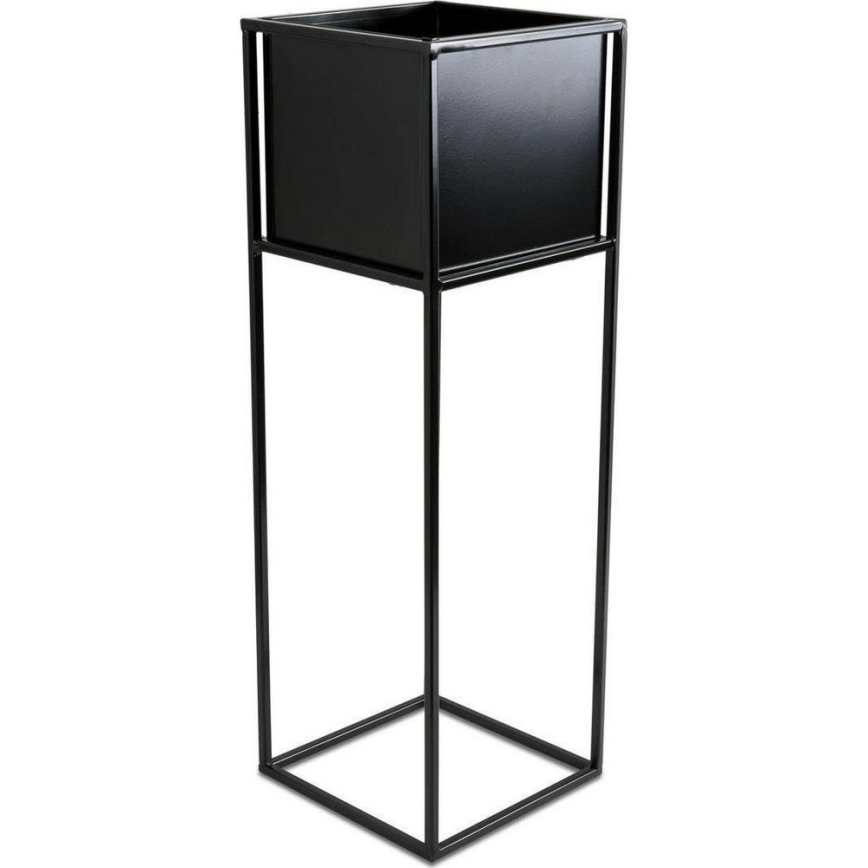 Kwietnik 70x24 cm czarny