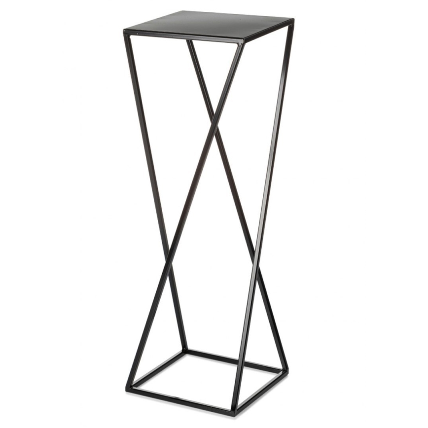 Kwietnik 70x24 cm czarny