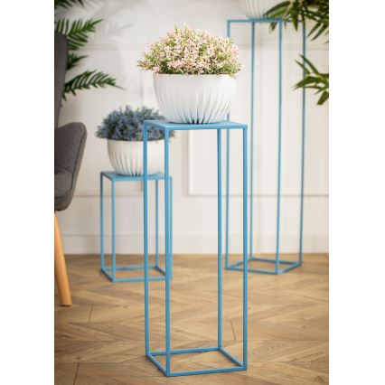 Kwietnik 70x24 cm niebieski