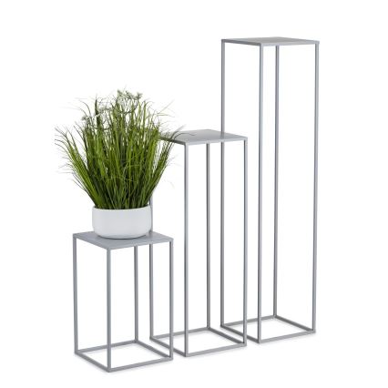 Kwietnik 70x24 cm szary