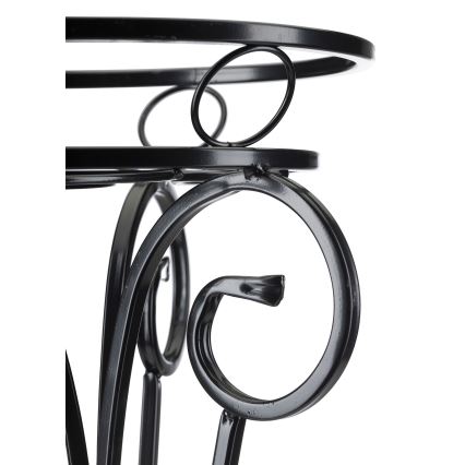 Kwietnik 74x34 cm czarny