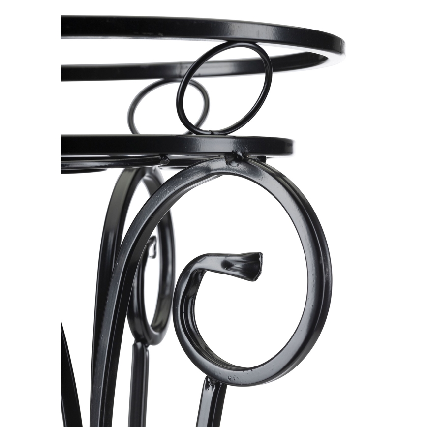 Kwietnik 74x34 cm czarny