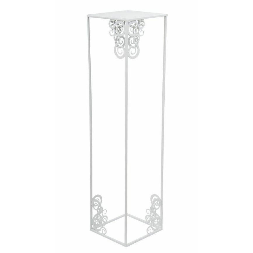 Kwietnik 80x24 cm biały