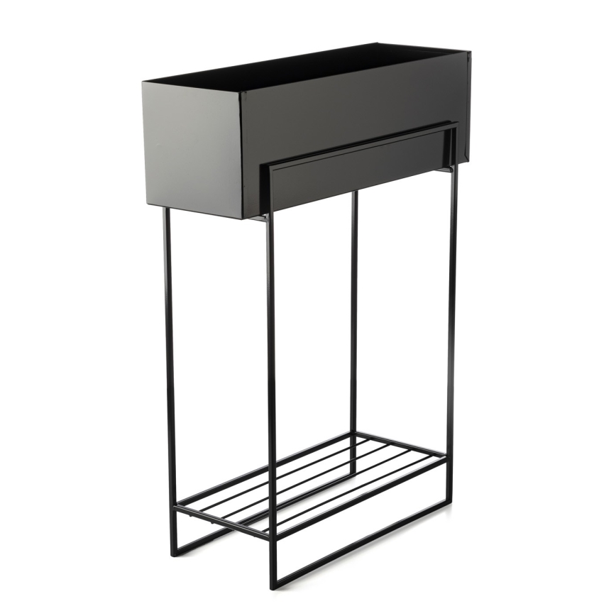 Kwietnik 82x60 cm czarny