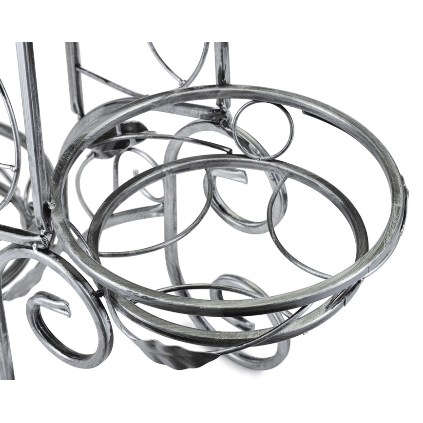 Kwietnik 88x65 cm srebrny