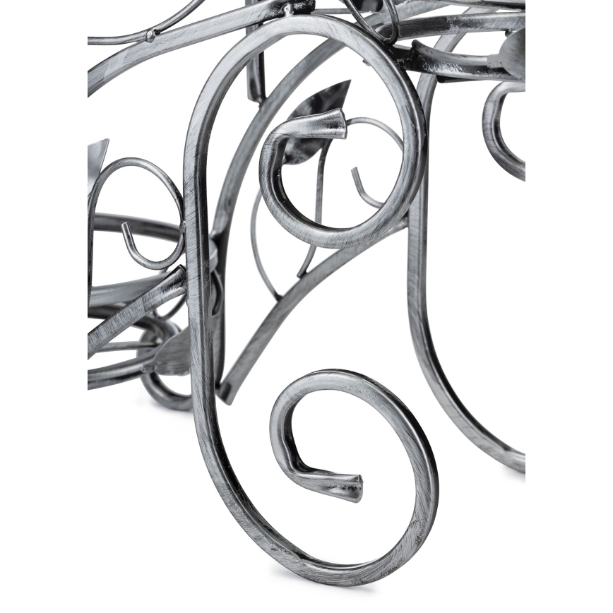 Kwietnik 88x65 cm srebrny