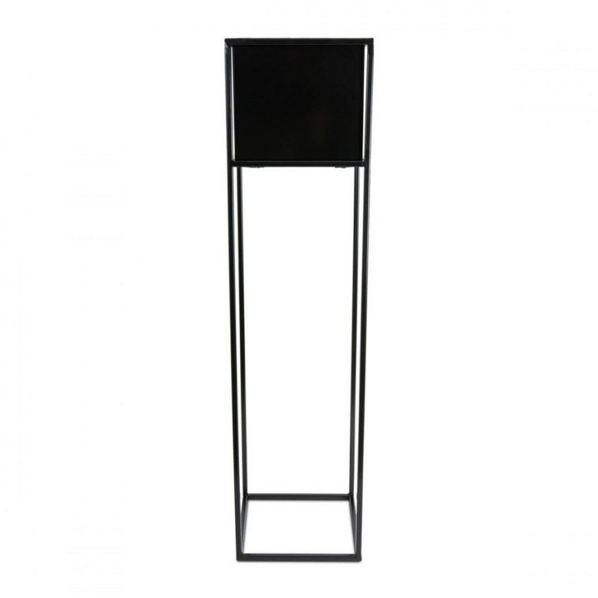 Kwietnik 90x24 cm czarny