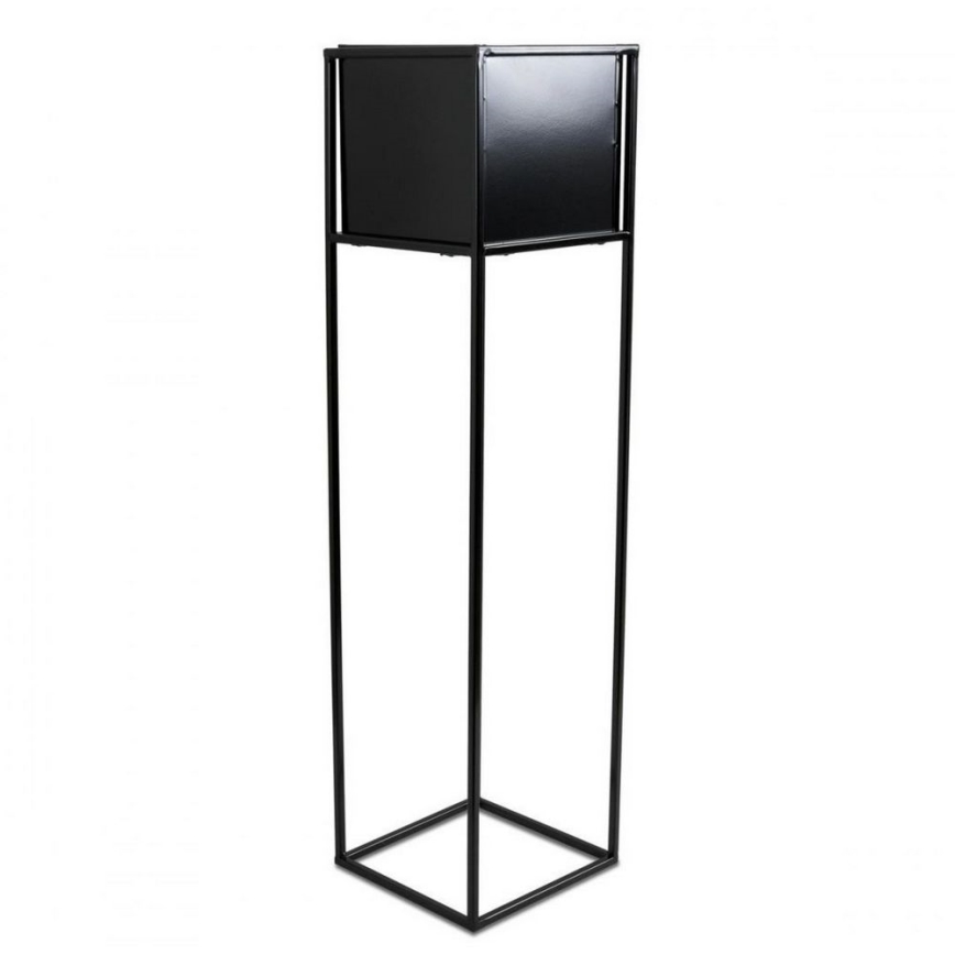 Kwietnik 90x24 cm czarny