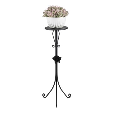 Kwietnik 95x39 cm czarny