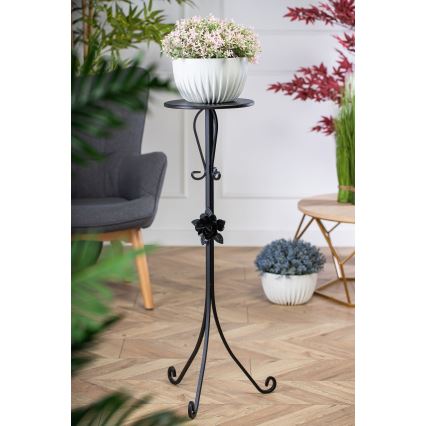 Kwietnik 95x39 cm czarny