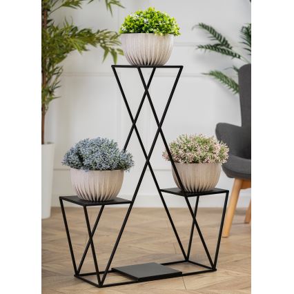 Kwietnik 95x78 cm czarny