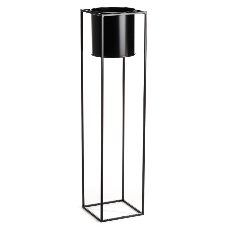 Kwietnik RING 100x23 cm czarny