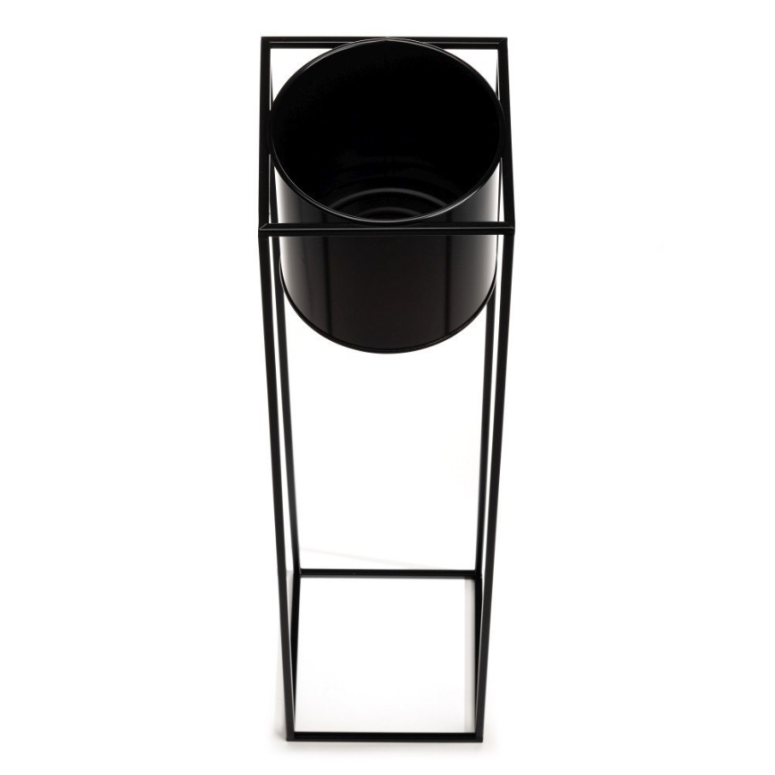 Kwietnik RING 100x23 cm czarny