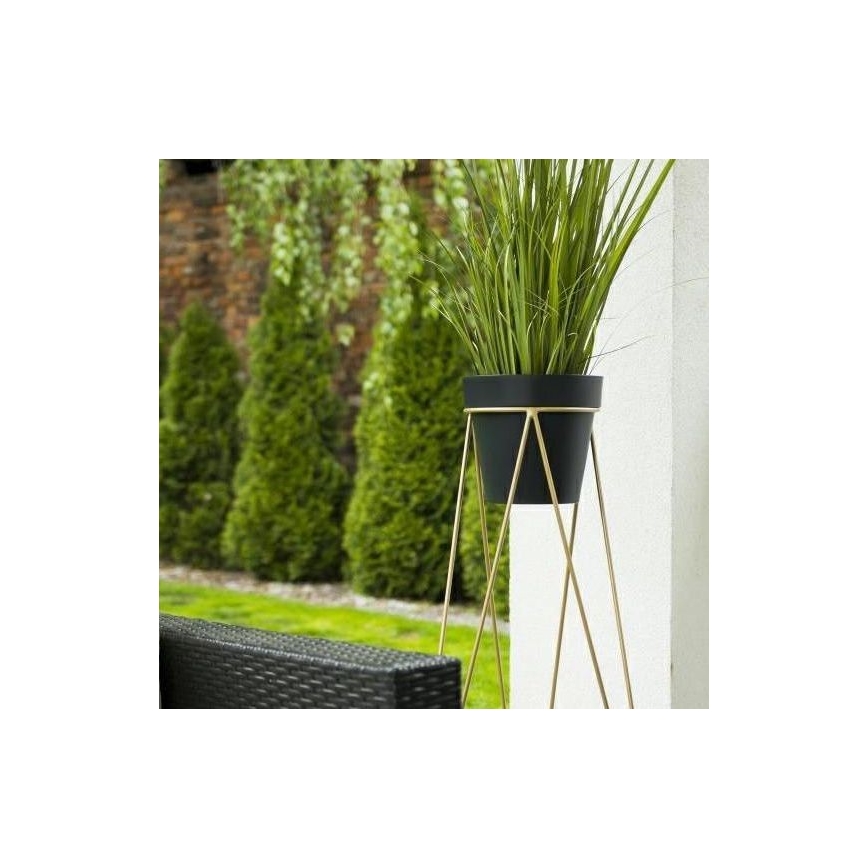 Kwietnik TRIANGL 90x50 cm złoty