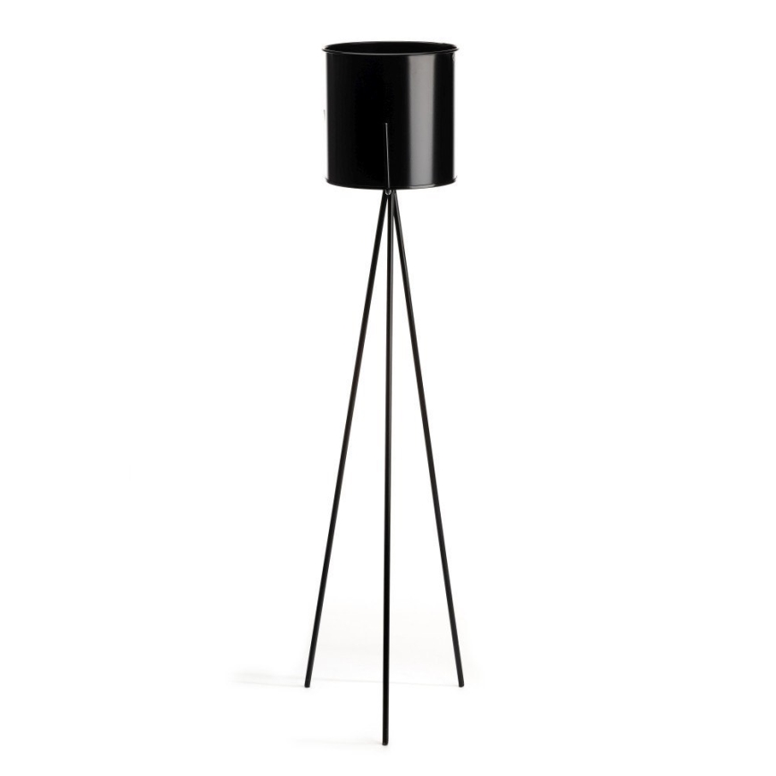 Kwietnik TRIPOD 110x25 cm czarny