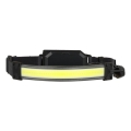Ładowalna czołówka LED 2xLED/5V 180 lm 900 mAh czarna