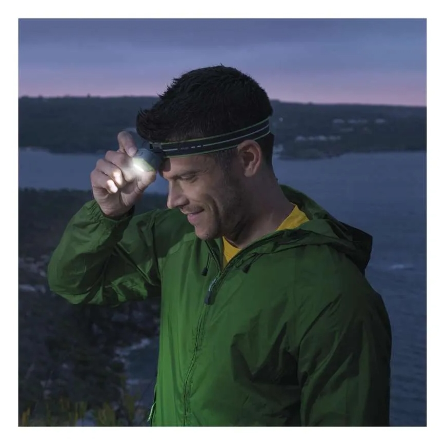 Ładowalna czołówka LED USB 1600 mAh IPX6