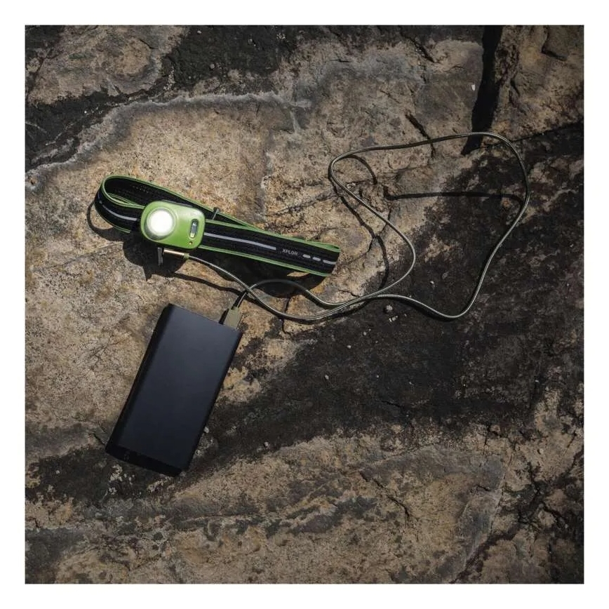 Ładowalna czołówka LED USB 1600 mAh IPX6