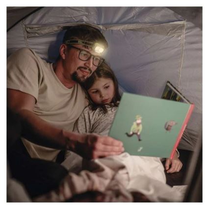 Ładowalna czołówka LED/USB IP43 800 mAh