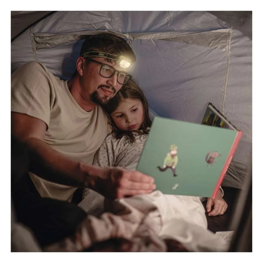 Ładowalna czołówka LED/USB IP43 800 mAh