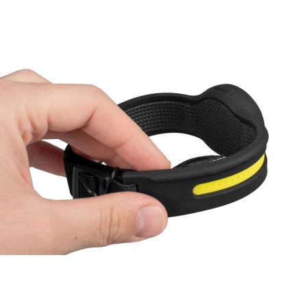 Ściemnialna, ładowalna czołówka LED z czerwonym światłem, 5V, IPX4, 550 lm, 600 mAh