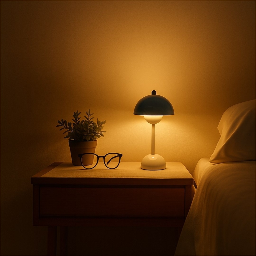 Ładowalna dotykowa lampka biurkowa COSTA LED/3W/5V 2400 mAh 3000-6000K biała