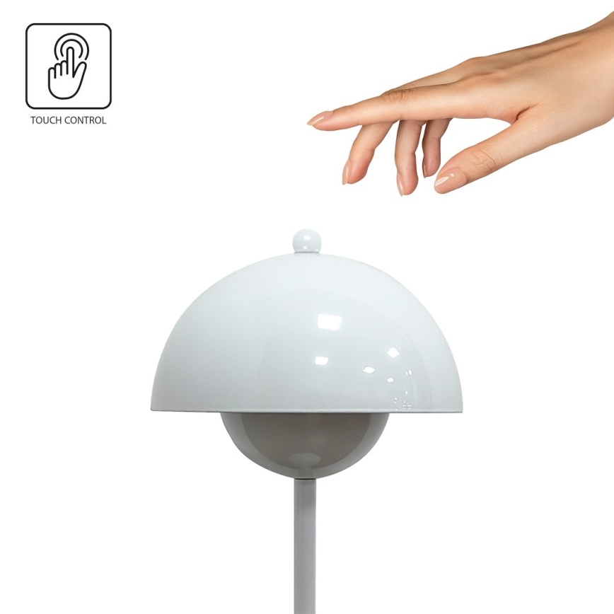 Ładowalna dotykowa lampka biurkowa COSTA LED/3W/5V 2400 mAh 3000-6000K biała