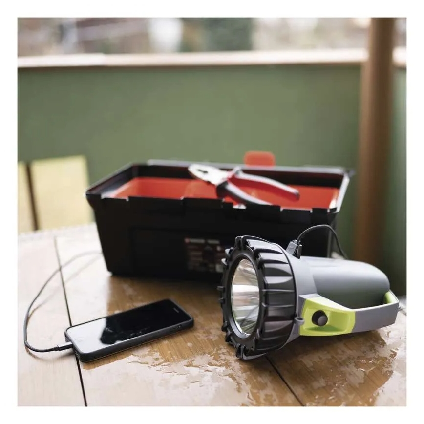 Ładowalna latarka LED 3,7V 4000 mAh