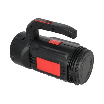 Ładowalna latarka LED 5V 500 lm 1200 mAh czarna