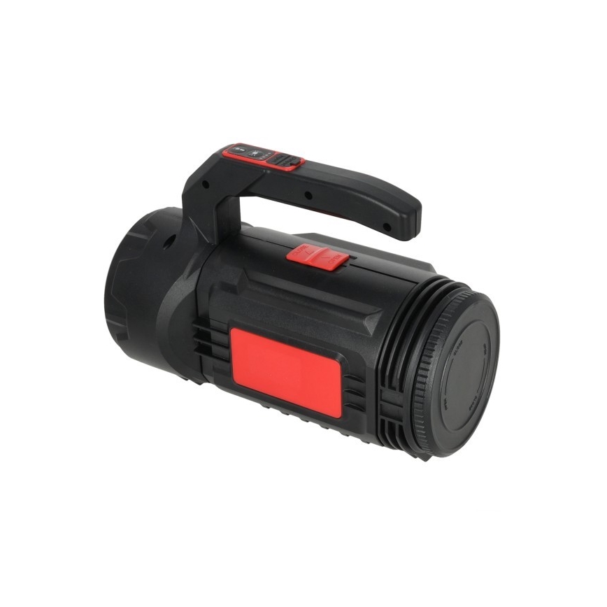 Ładowalna latarka LED 5V 500 lm 1200 mAh czarna