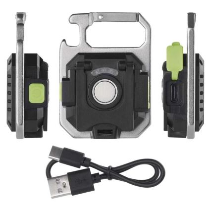 Ładowalna latarka LED/USB/3,7V IP44 750 lm 400 mAh