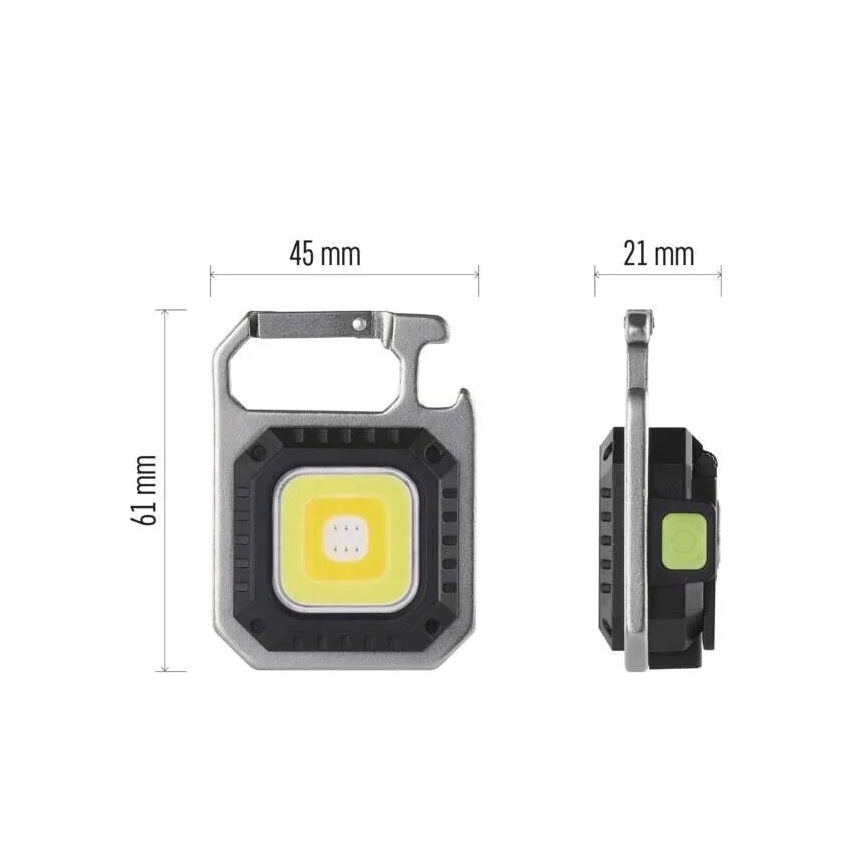 Ładowalna latarka LED/USB/3,7V IP44 750 lm 400 mAh