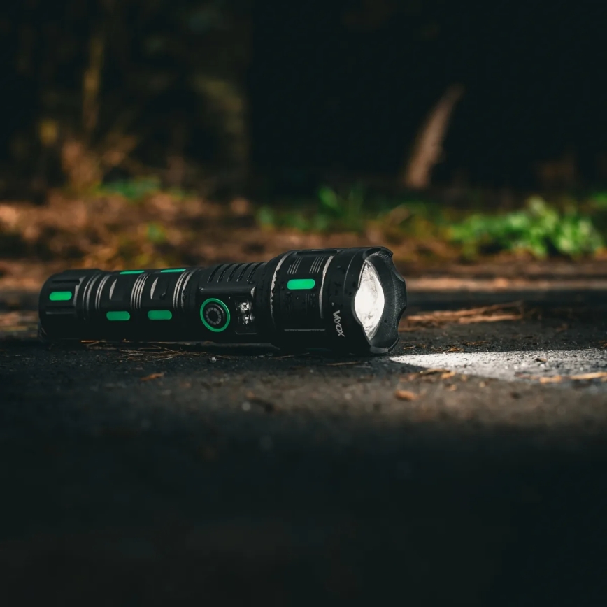 LED ściemniana ładowalna latarka z funkcją powerbanku LED/20W/5V IP44 1200 lm 5000 mAh