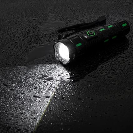 LED ściemniana ładowalna latarka z funkcją powerbanku LED/20W/5V IP44 1200 lm 5000 mAh