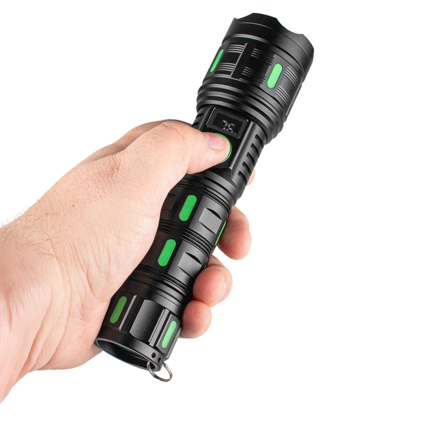 LED ściemniana ładowalna latarka z funkcją powerbanku LED/20W/5V IP44 1200 lm 5000 mAh